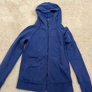 Lululemon blue scuba hoodie, full zip